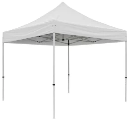 ΚΙΟΣΚΙ ΚΗΠΟΥ ΛΕΥΚΟ EASY UP ΒΑΡΕΩΣ ΤΥΠΟΥ 300 x300 x205/280 cm POL 160gr (Thumb 1)