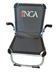 Καρέκλα Παραλίας Αλουμινίου INCA Textilene 2x1 Γκρι KING SIZE 58x63x62cm (Thumb 7)