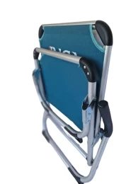 Καρέκλα Παραλίας Αλουμινίου INCA Textilene 2x1 Μπλε KING SIZE 58x63x62cm (Thumb 2)