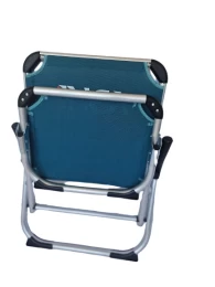 Καρέκλα Παραλίας Αλουμινίου INCA Textilene 2x1 Μπλε KING SIZE 58x63x62cm (Thumb 3)