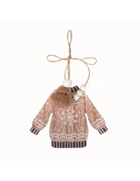 Χριστουγεννιάτικο Ξύλινο Στολίδι 11cm 237795d (Thumb 1)