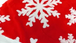 Χριστουγεννιάτικη Ποδιά Δέντρου Velvet 90cm 237980 (Thumb 2)