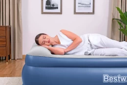 BESTWAY TriTech Queen 203x152x56cm Twin Built-in AC pump, Φουσκωτό Στρώμα Ύπνου Διπλό  (Thumb 8)