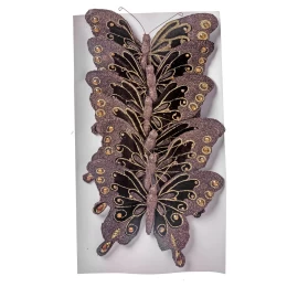 JΚ Home Décor - Πεταλούδα Καφέ S/6 (Thumb 1)