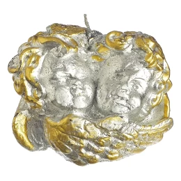 JΚ Home Décor - Κερί Αγγελάκι Ασημί (Thumb 1)