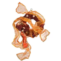 JΚ Home Décor - Στεφάνι Άγγελος Πορτοκαλί 16cm (Thumb 1)