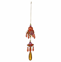 JΚ Home Décor - Στολίδι Δέντρου Κόκκινο Κρεμαστό 16cm (Thumb 1)