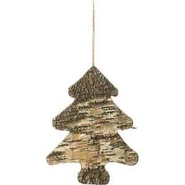 JΚ Home Décor - Στολίδι Δεντράκι Ξύλινο 16x20cm (Thumb 1)