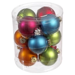 JΚ Home Décor - Μπάλα Γυάλινη S/12 8cm (Thumb 1)