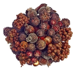 JΚ Home Décor - Μπάλα με Ρόδια Κουκουνάρι 10cm (Thumb 1)