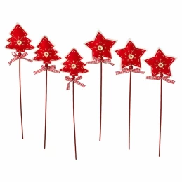 JΚ Home Décor - Στικακια Χριστουγέννων 2Σχδ 34cm (Thumb 1)