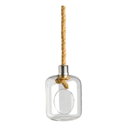 JΚ Home Décor - Γυάλινο με Σχήμα Λάμπας με Άνοιγμα & Σχοινί (Thumb 1)