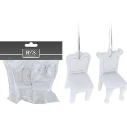 JΚ Home Décor - Στολίδι Πολυθρόνες S/2 2Σχδ 10cm (Thumb 1)