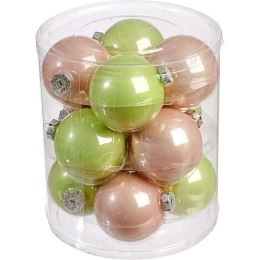 JΚ Home Décor - Μπάλα Γυάλινη S/12 8cm (Thumb 1)