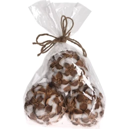 JΚ Home Décor - Μπάλα Διακοσμητικη Με Μπαμπακι S/3 10cm (Thumb 1)