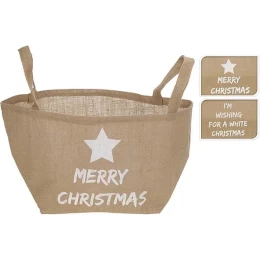 JΚ Home Décor - Τσαντα Χριστουγέννων 30cm 2Σχδ (Thumb 1)