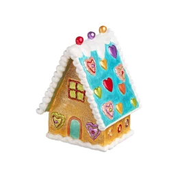 JΚ Home Décor - Σπίτι Κεραμικό Ζαχαρωτό 10x9x14cm (Thumb 1)