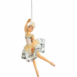 JΚ Home Décor - Μπαλαρίνα Πολυρεζίν Κρεμαστή 17cm (Thumb 1)