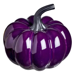 JΚ Home Décor - Κολοκύθα Κεραμική Μωβ 16x15cm (Thumb 1)