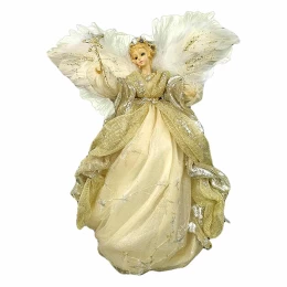 JΚ Home Décor - Άγγελος Κεραμικός Χρυσό 35cm (Thumb 1)