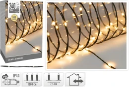 JΚ Home Décor - Λαμπάκια Εύκαμπτο Καλώδιο EWW 240LED (Thumb 2)