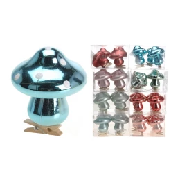 JΚ Home Décor - Μανιταρι Με Μανταλάκι S/4 8Σχδ (Thumb 1)