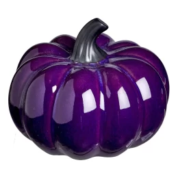 JΚ Home Décor - Κολοκύθα Κεραμική Μωβ 13x10cm (Thumb 1)