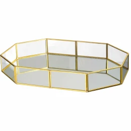 JK Home Décor - Δίσκος Γυάλινος 31x22x5cm (Thumb 1)