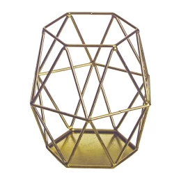 JΚ Home Décor - Κηροπήγιο Μεταλλικό 14x12.5x14cm (Thumb 1)