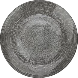 JΚ Home Décor - Πιατέλα Γυάλινη Γκρι 32cm (Thumb 1)