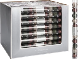 JΚ Home Décor - Μπάλες Πλαστικές Πράσινο-Μπορντώ 3cm S/11 (Thumb 1)