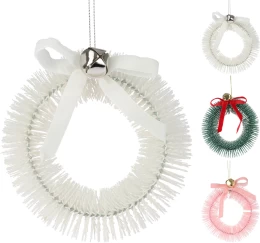 JΚ Home Décor - Στολίδι Στεφανάκι 12cm 3Σχδ (Thumb 1)