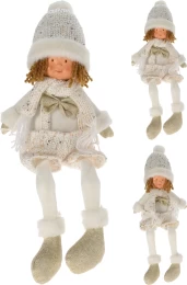 JΚ Home Décor - Κοριτσάκι & Αγοράκι Υφασμάτινα Λευκά 2Σχδ (Thumb 1)