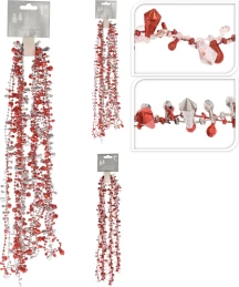 JΚ Home Décor - Γιρλάντα με Διαμαντάκια Κόκκινη 2.7m 2Σχδ (Thumb 1)