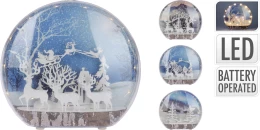 JΚ Home Décor - Παράσταση Σε Οβάλ Γυάλα 40cm 3Σχδ (Thumb 1)