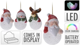 JΚ Home Décor - Φιγούρες Κεραμικές Φωτιζομενες WW 3Σχδ (Thumb 1)