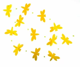 JΚ Home Décor - Γιρλάντα με Πεταλούδες Κίτρινη (Thumb 1)