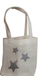 JΚ Home Décor - Τσαντάκι με Αστέρι Ασημί (Thumb 1)