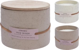 JΚ Home Décor - Κερί Αρωματικό σε Κεραμικό 11x8cm 2Σχδ (Thumb 1)