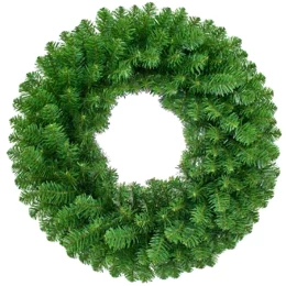 JΚ Home Décor - Στεφάνι Χριστουγέννων PVC 50cm 140Tips (Thumb 1)