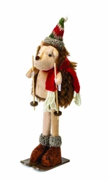 JK Home Décor - Σκαντζόχοιρος Ski 12x43cm (Thumb 1)