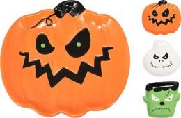 JK Home Décor - Πιάτο Halloween 13cm 3Σχδ (Thumb 1)
