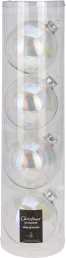 JK Home Décor - Μπάλα Ιριδίζον 10cm S/4 (Thumb 1)
