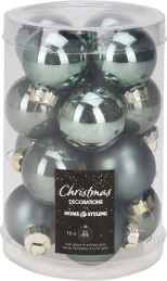 JK Home Décor - Μπάλα Γυάλινη Μέντα 3.5cm S/16 (Thumb 1)