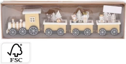 JK Home Décor - Τρενάκι Ξύλινο 31cm 2Σχδ (Thumb 1)