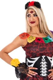 Αποκριάτικη Στολή Day Of The Dead Senorita (Thumb 3)