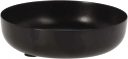 ΔΙΣΚΟΣ ΣΤΡΟΓΓΥΛΟΣ 14cm ΜΑΥΡΟΣ (Thumb 1)