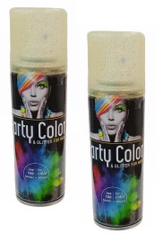 Σπρέυ Μαλλιών με Χρυσό Glitter 319103 (Thumb 1)