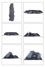 OZTRAIL Fast Frame Lumos 6P Tent, Αυτόματη Σκηνή 6 Ατόμων, 505 x 280 x 195(ύψος) cm, 1 (Thumb 6)