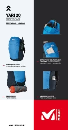 Ορειβατικό σακίδιο Millet YARI 20 /Bird-Black (Thumb 9)